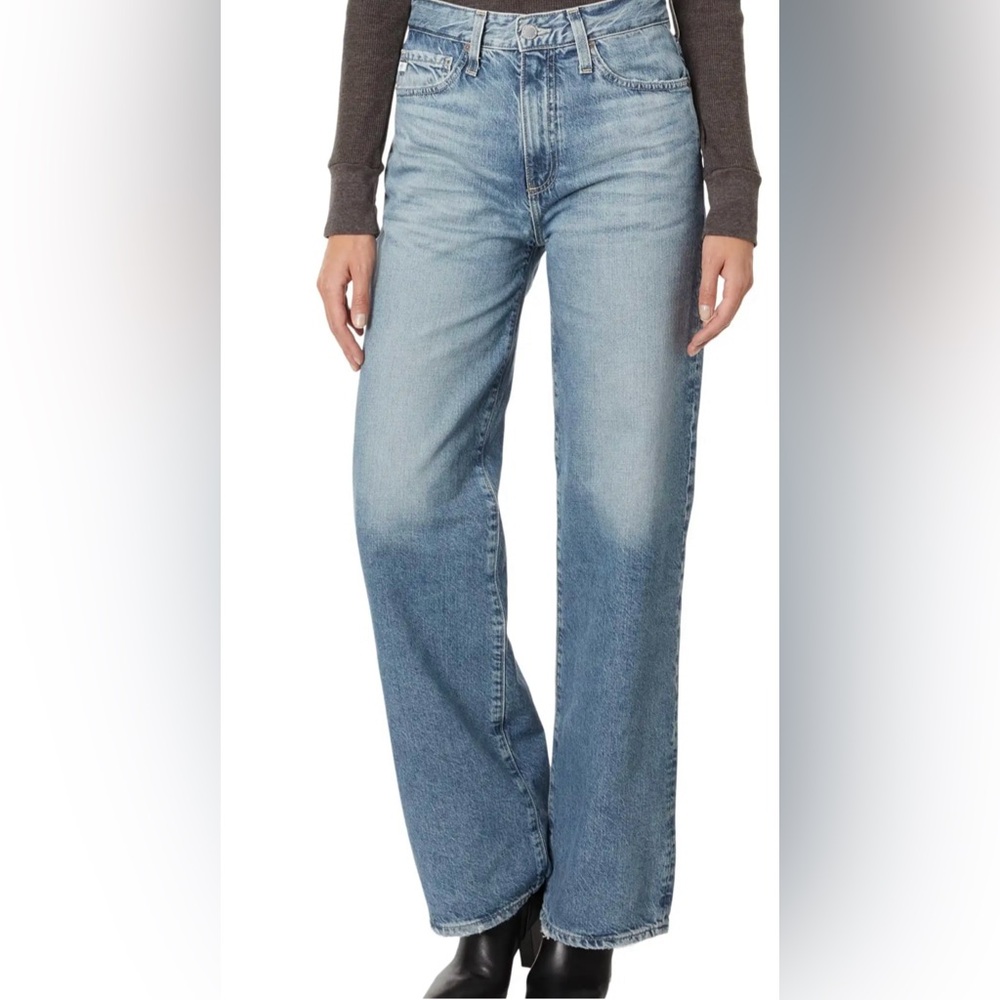 New With Tags - AG Jeans - Kora High-Rise Wide Leg in Rival
